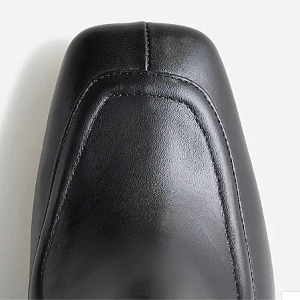J. Crew Black Leather Short Boots - Picture 10 of 11